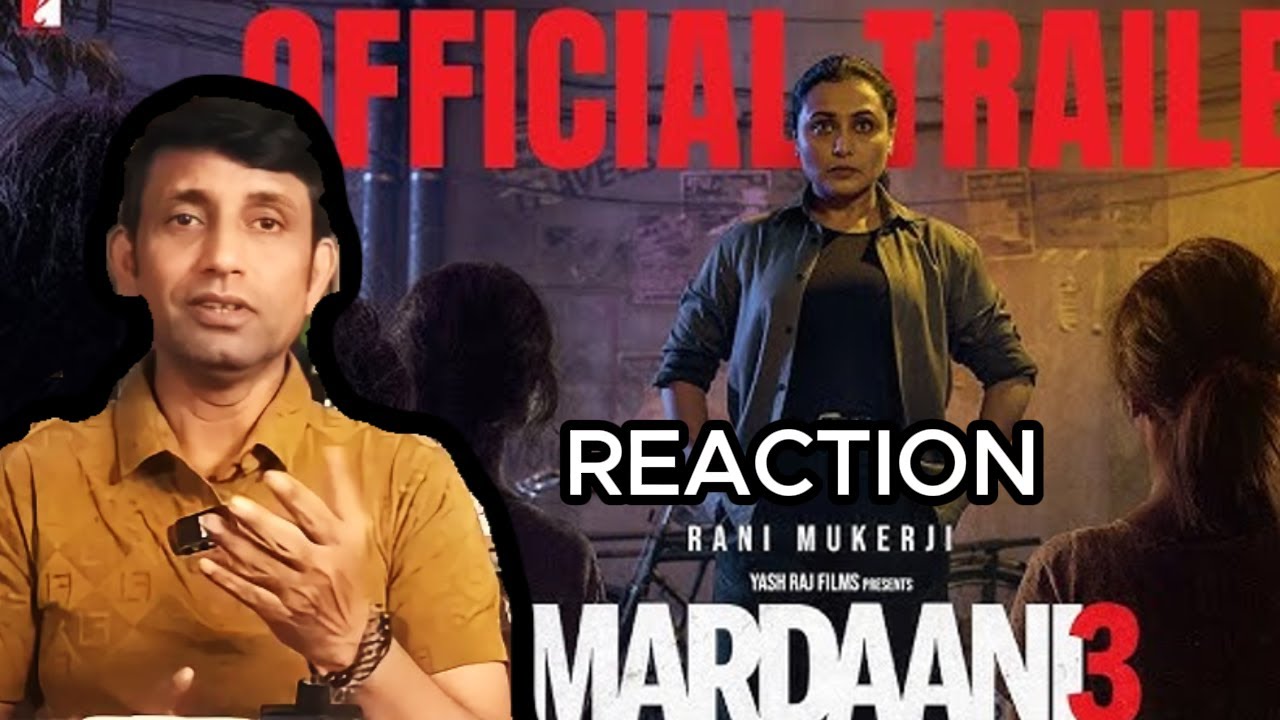Pakistani Reaction On | Mardaani 3 | Official Trailer | Rani Mukerji | Abhiraj Minawala | 2026