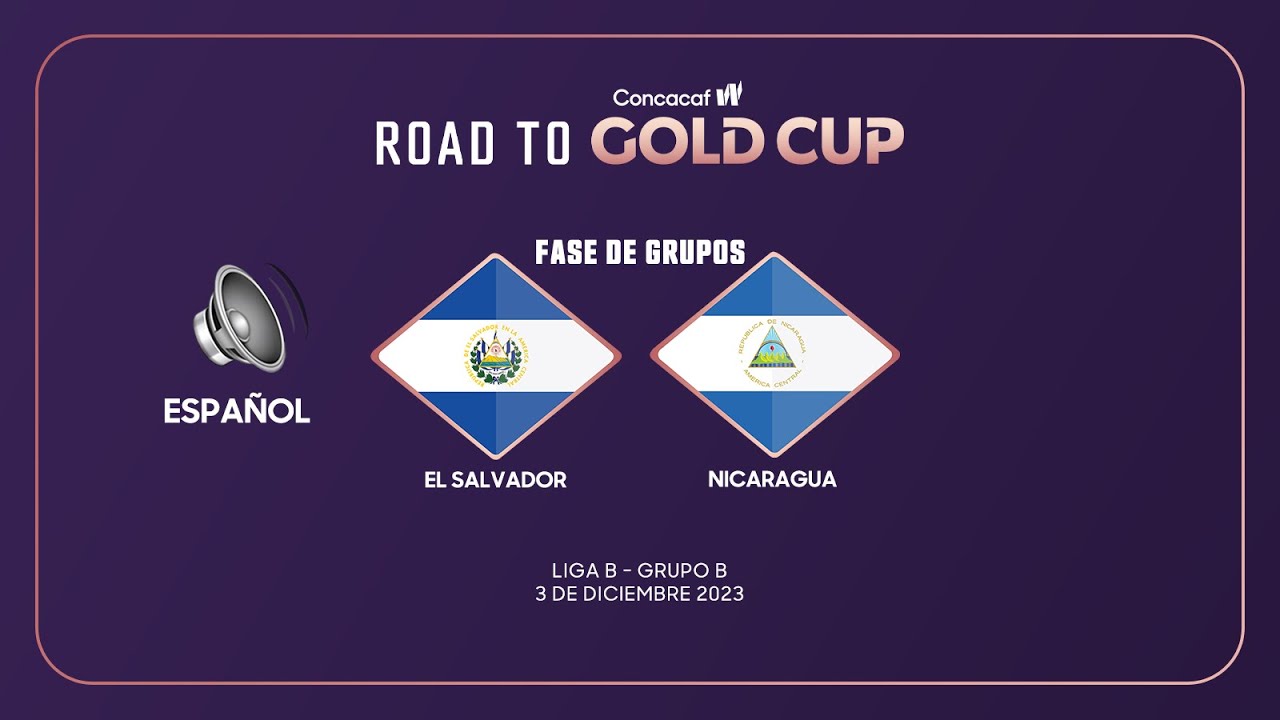 El Salvador vs Nicaragua | Clasificatoria Copa Oro Concacaf W 2024