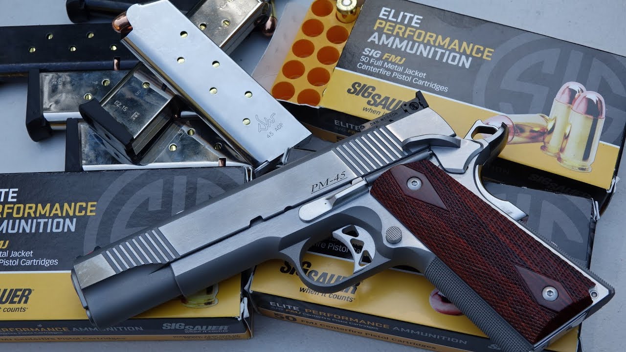 Dan Wesson Pointman PM-45 1911 Review (rusty hammer model)