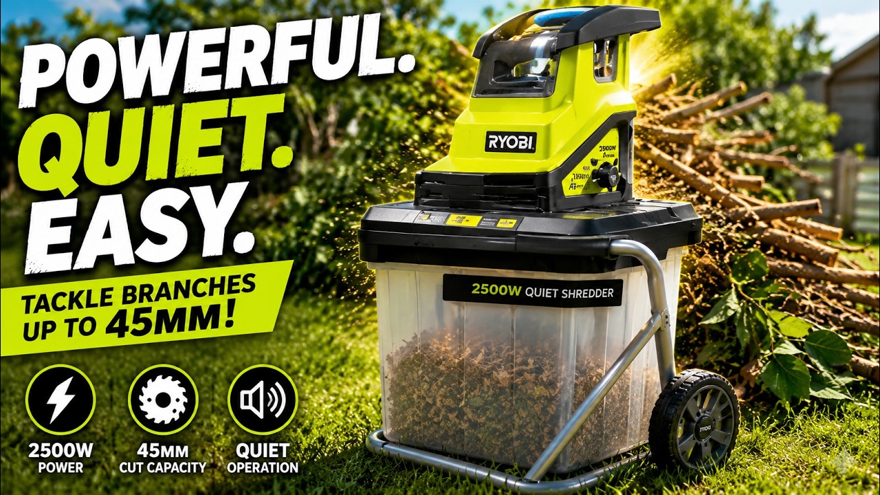 Ryobi 36v HP Brushless Crushing Shredder (Battery Shredder, Really??)