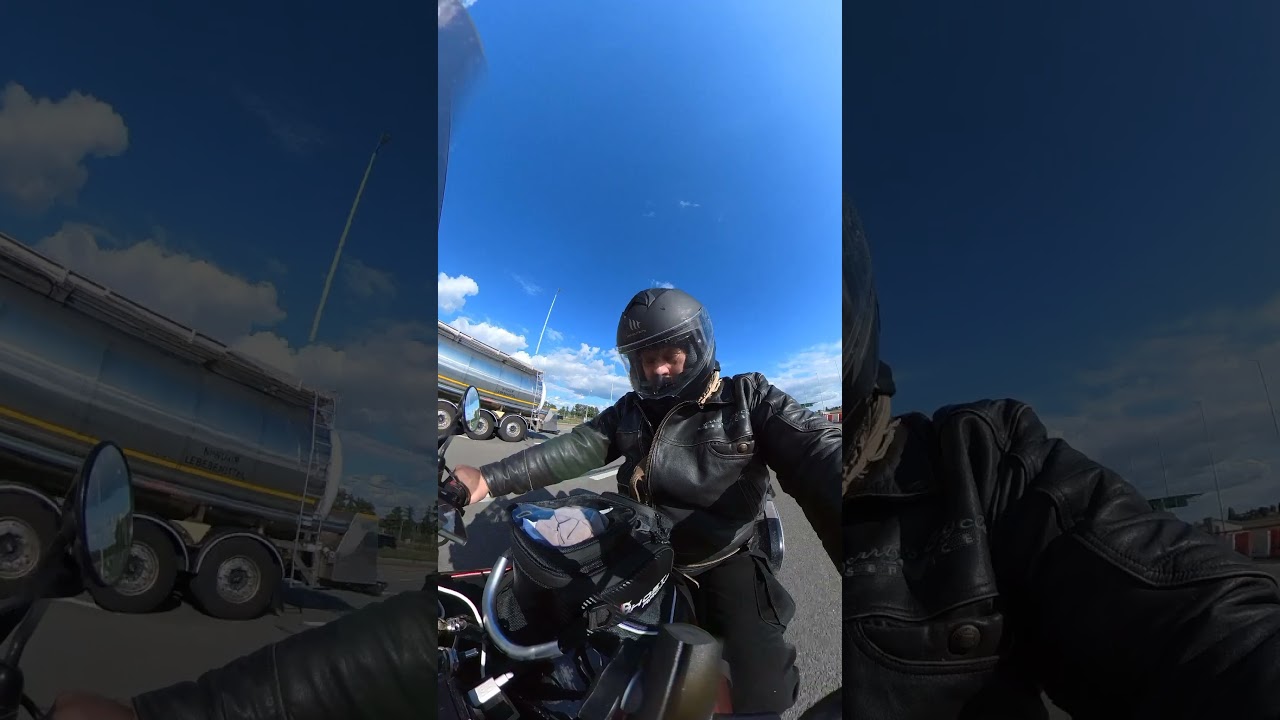 Endless road under the blue sky  #motorcyclelife #biker #motovolg