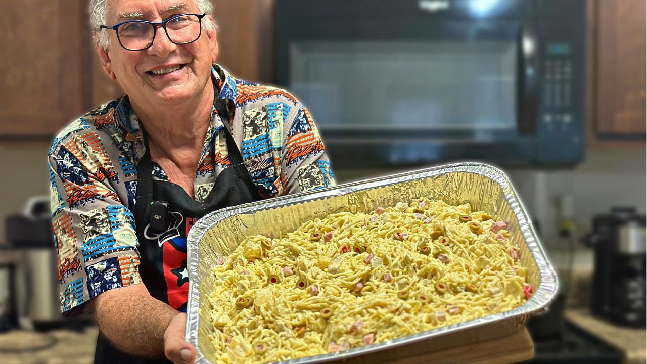 Así se prepara la Mejor Ensalada Fría al Estilo Cubano con Espaguetis y Pollo