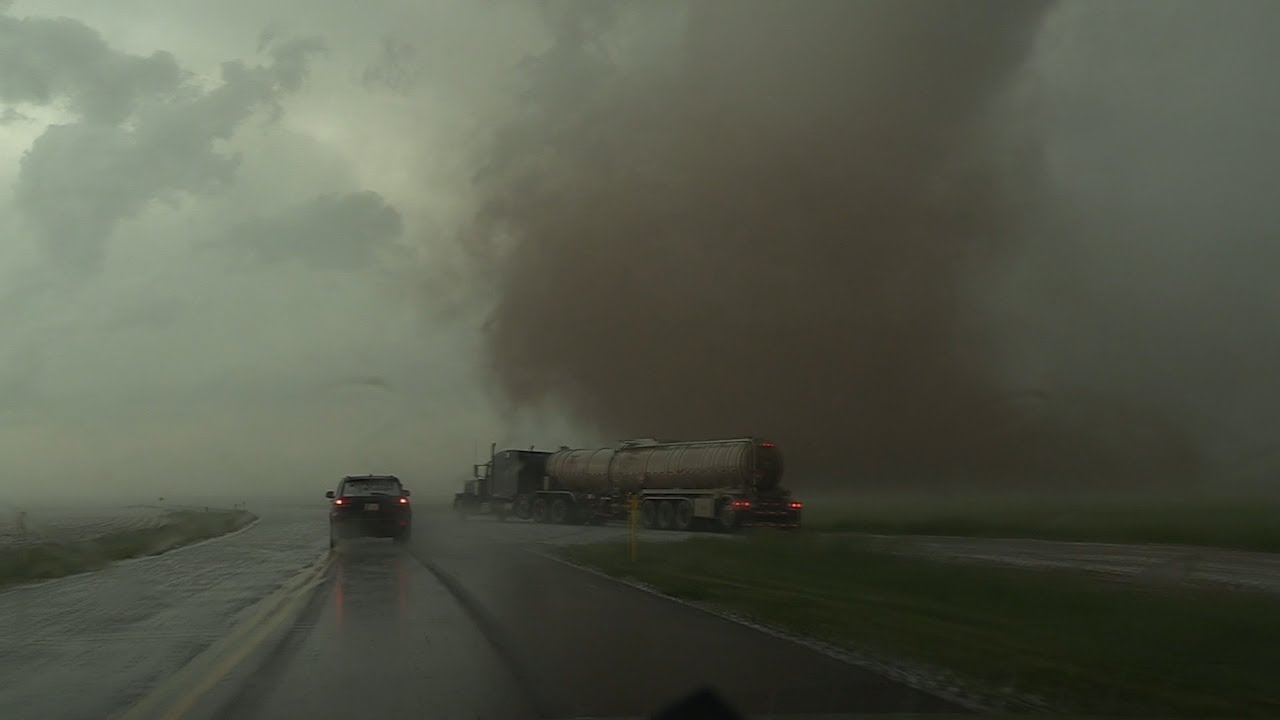 Up close footage of the Carpenter, WY Tornado - 6/12/2017