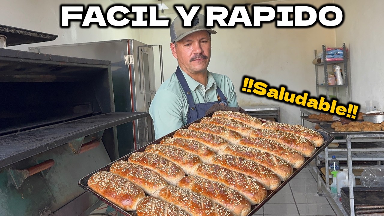 La RECETA mas FACIL de BAGGUETE INTEGRAL
