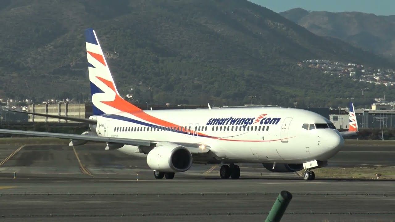 Smartwings Boeing 737-800 OK-TSD Taxing Malaga LEMG