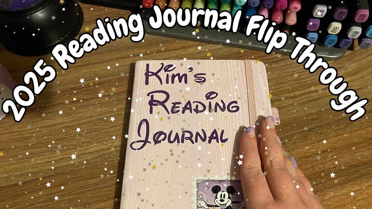 2025 reading journal set up + flip through ✨