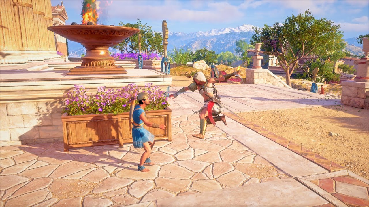 Assassin's Creed Odyssey Athena's Blessed Armor  Stealth Kills Pc Gameplay