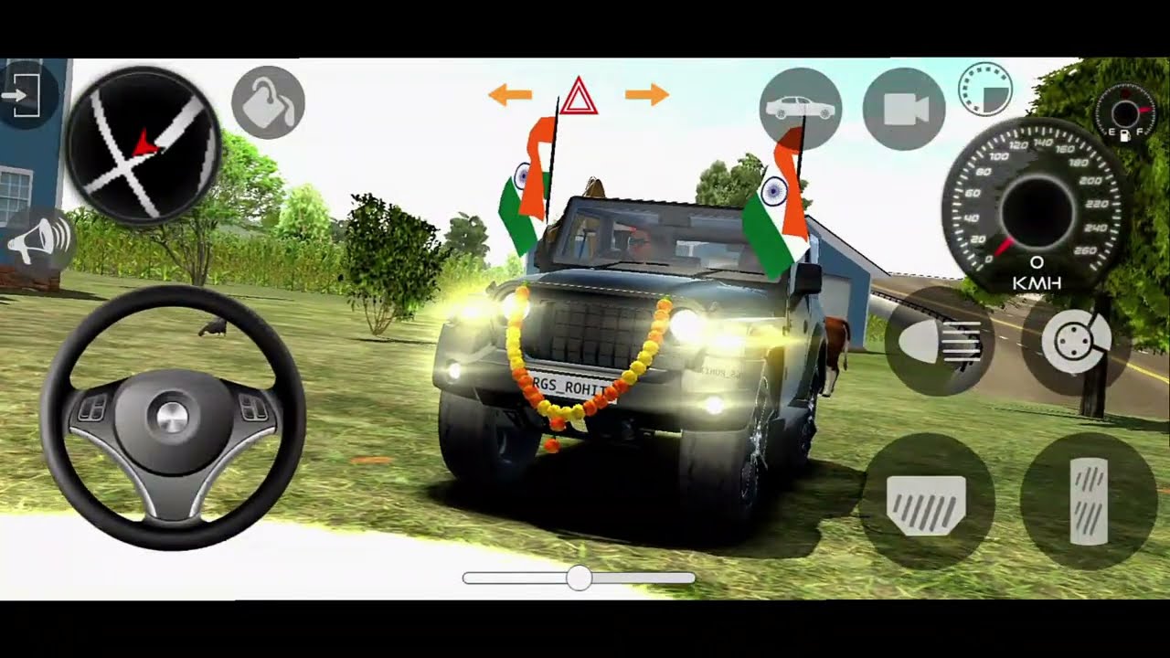 Dollar Song 🚘 Mahindra  Green  Thar  Indian Car Simulator