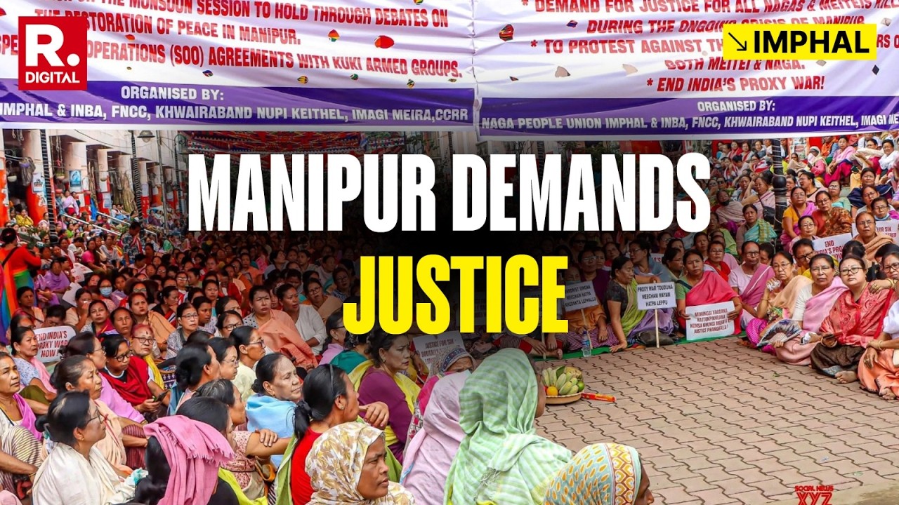 Joint Naga-Meitei Protest Demands Justice for Slain Civilians in Manipur