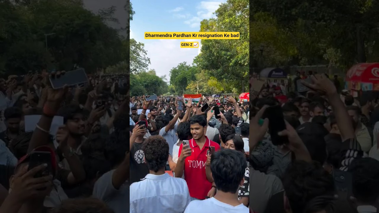 GEN-Z After Resignation Dharmendra Pardhan | Dance 💃 Delhi Protest | #delhiprotest #jantarmantar