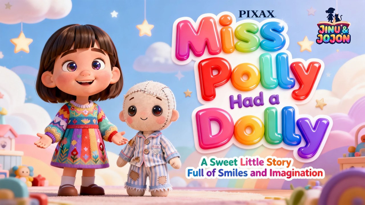 Miss Polly Had a Dolly – Kids Song About Caring and Love | Nursery Rhymes