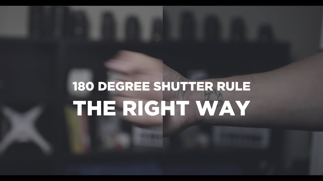 How to BREAK the 180&deg; SHUTTER RULE the RIGHT WAY