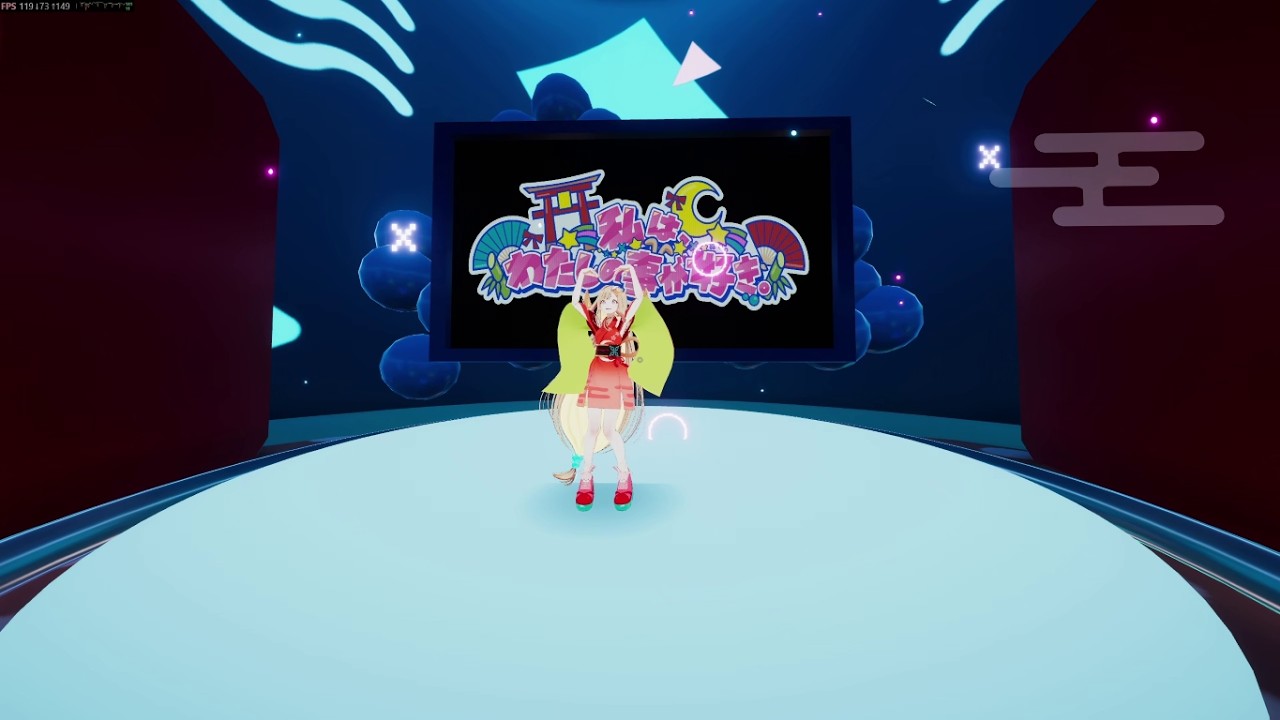 (Better POV version) Cosmic Princess Kaguya! VRChat concert (超かぐや姫!)