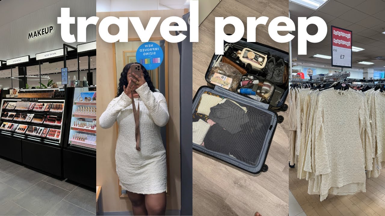 TRAVEL PREP VLOG| WE ARE OFF TO, IT IS A BRAND TRIP, shopping, lashes, PACK WITH ME