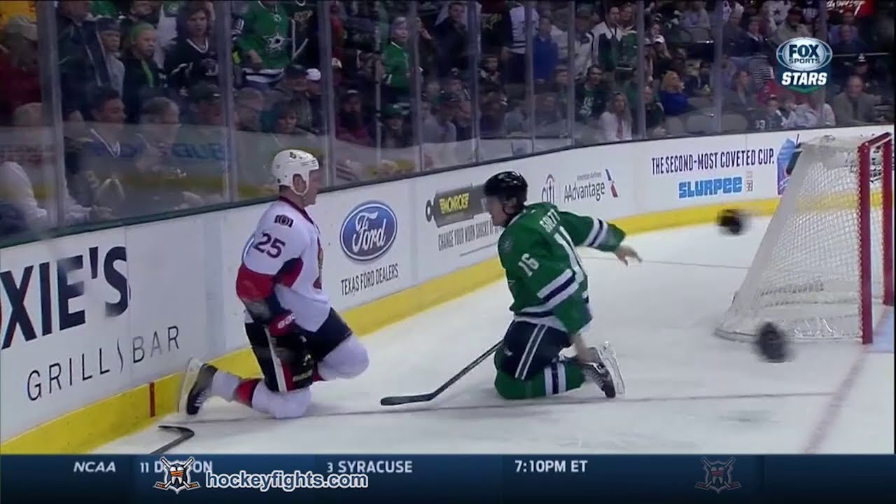 Chris Neil vs Ryan Garbutt Mar 22, 2014