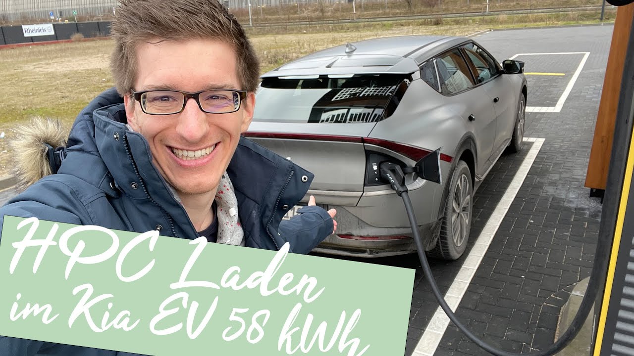 Lädt auch bei Frost in 18 Minuten! HPC Laden im 🔋 Kia EV6 Baseline (58 kWh) [4K] - Autophorie Extra