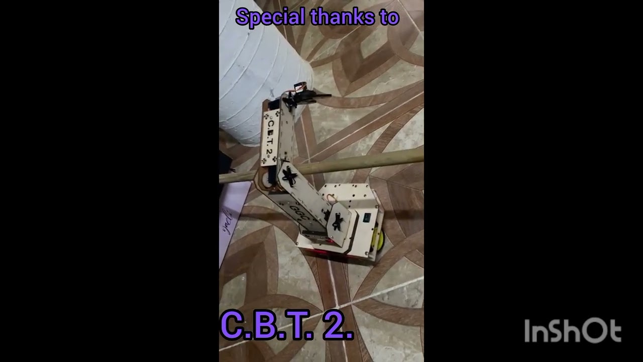 Robot móvil haciendo ejercicio.