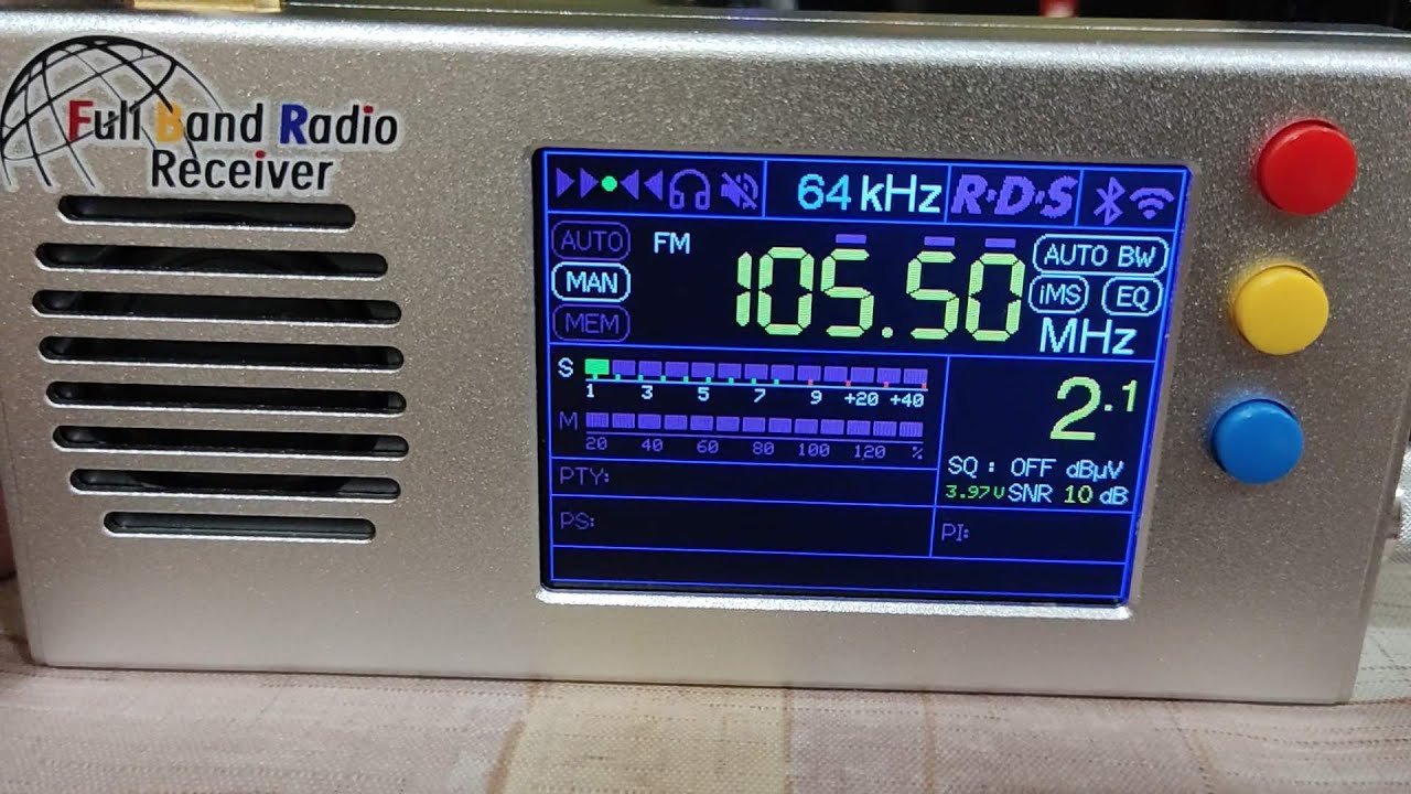 FM-DX SuperNova Wrocław 105,5 MHz / Wrocław-Komin EC / 91 km, 3 kW / TEF6686/Sony S41D/Tecsun PL-660