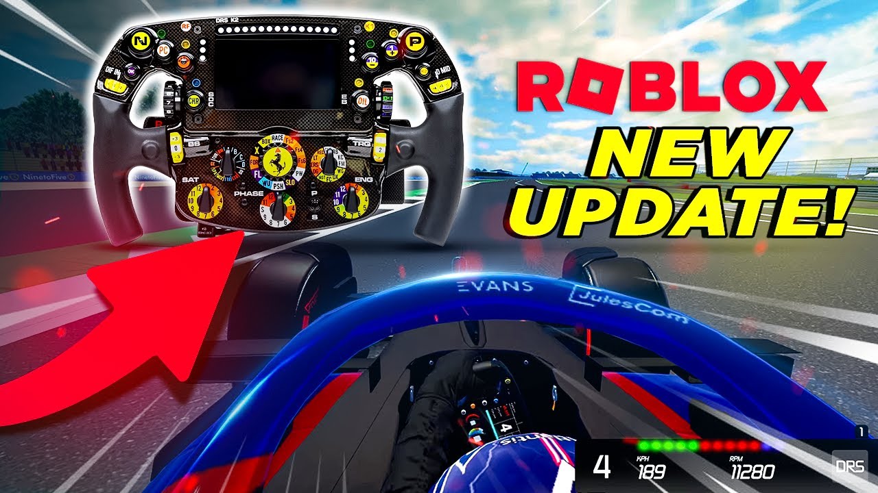 ROBLOX But With A REAL F1 Steering Wheel!