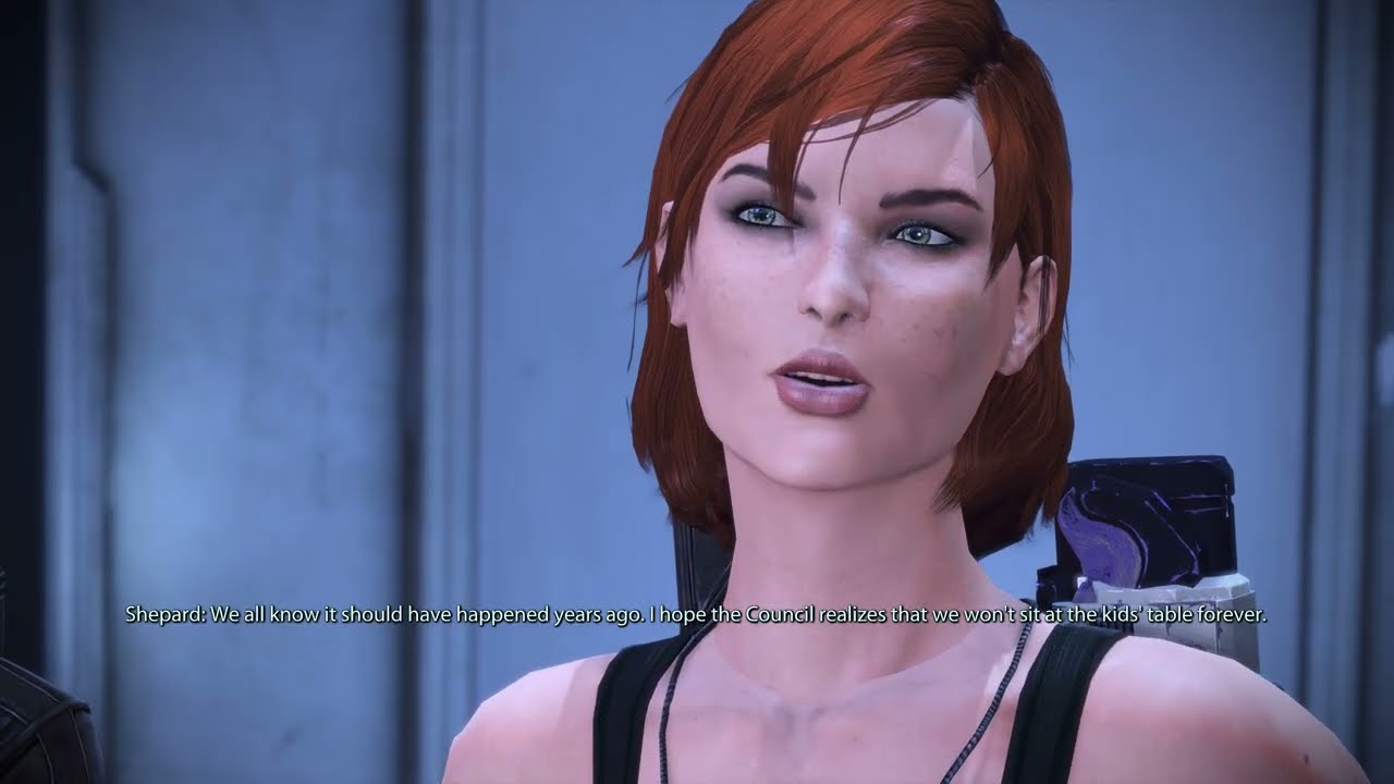 38. Mass Effect Legendary Edition Femshep punches reporter