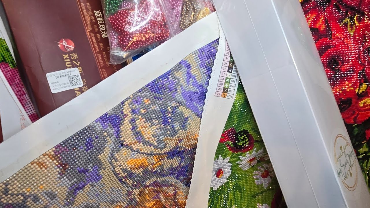 Random - Updates, Diamond Painting Unboxing, and Stitchy Mail