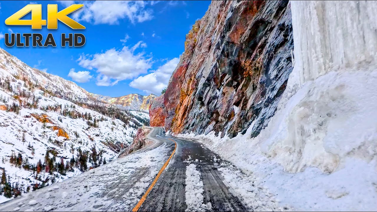 Million Dollar Highway Colorado Rocky Mountain Scenic Drive 4K San Juan Skyway Durango to Ouray