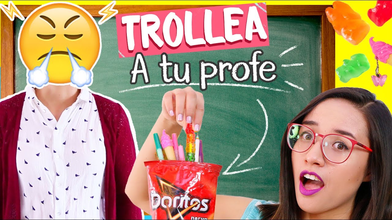&iexcl;TROLLEA A TU PROFESOR con tus UTILES ESCOLARES!  - &iexcl;NI SE LO ESPERA! 😈😝  ✄ Craftingeek