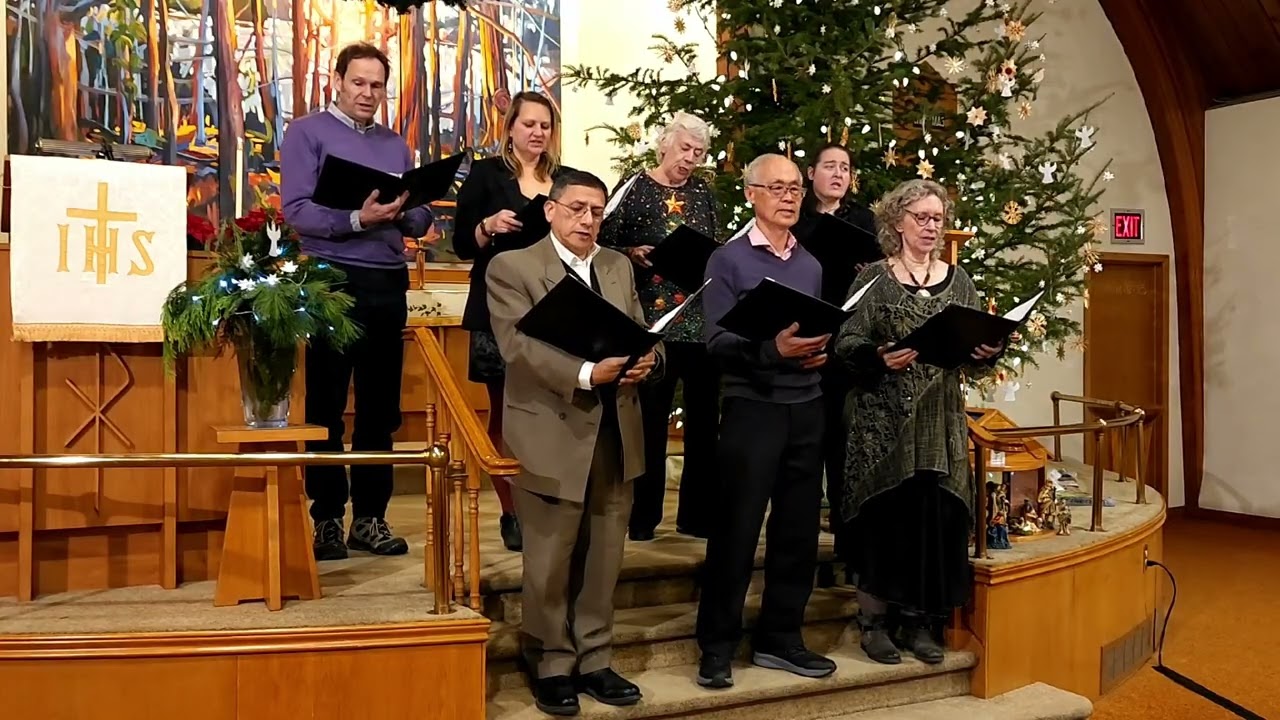 Kirchenchor am Heiligabend Gottesdienst 2025 in der Martin-Luther-Kirche Toronto