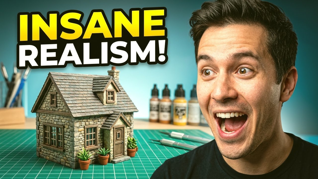 Can You Build This Cute House From Cardboard?