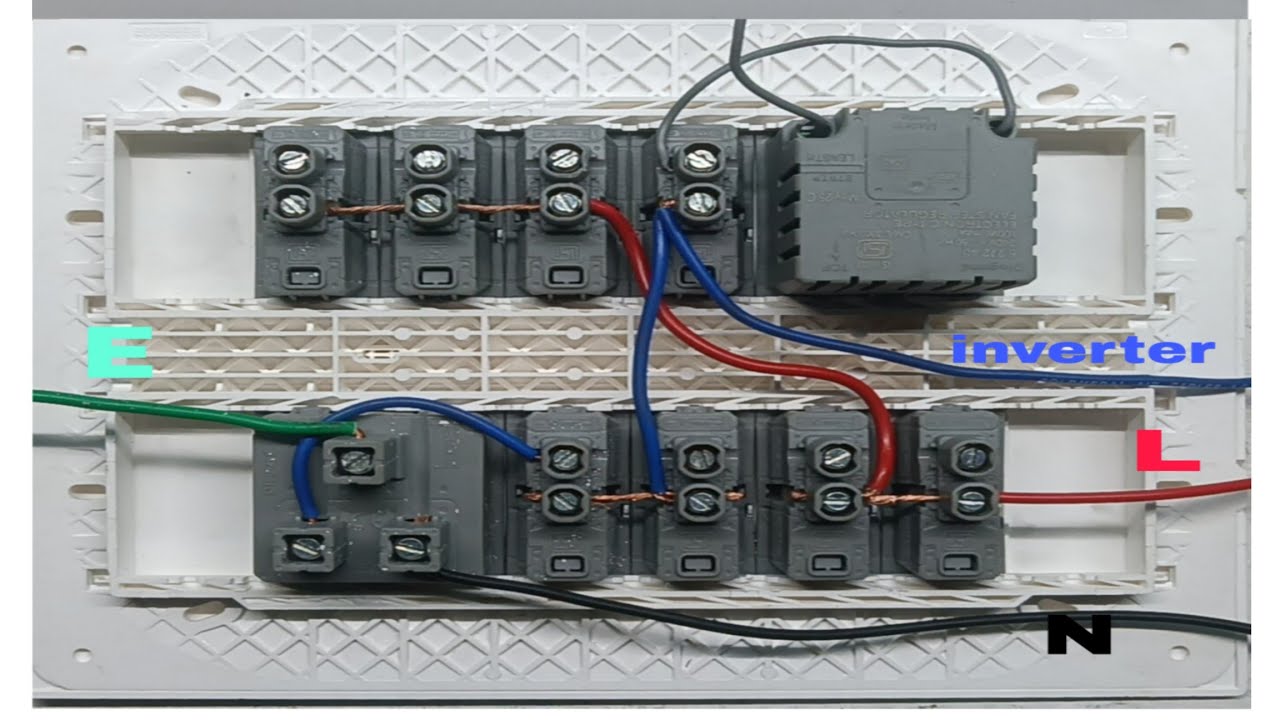 इनवर्टर वायरिंग बोर्ड में कैसे करें| Inverter wiring in board Electric 