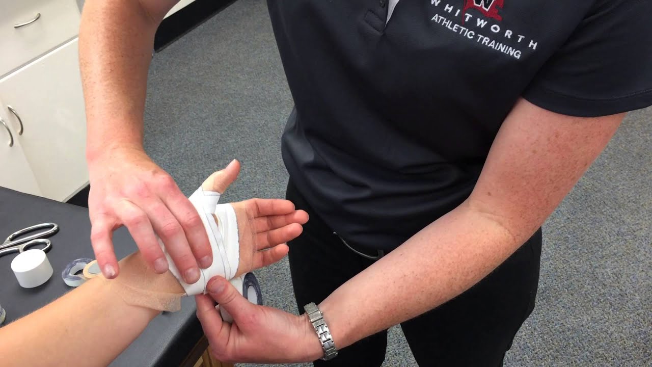 Whitworth Athletic Training - Thumb Taping