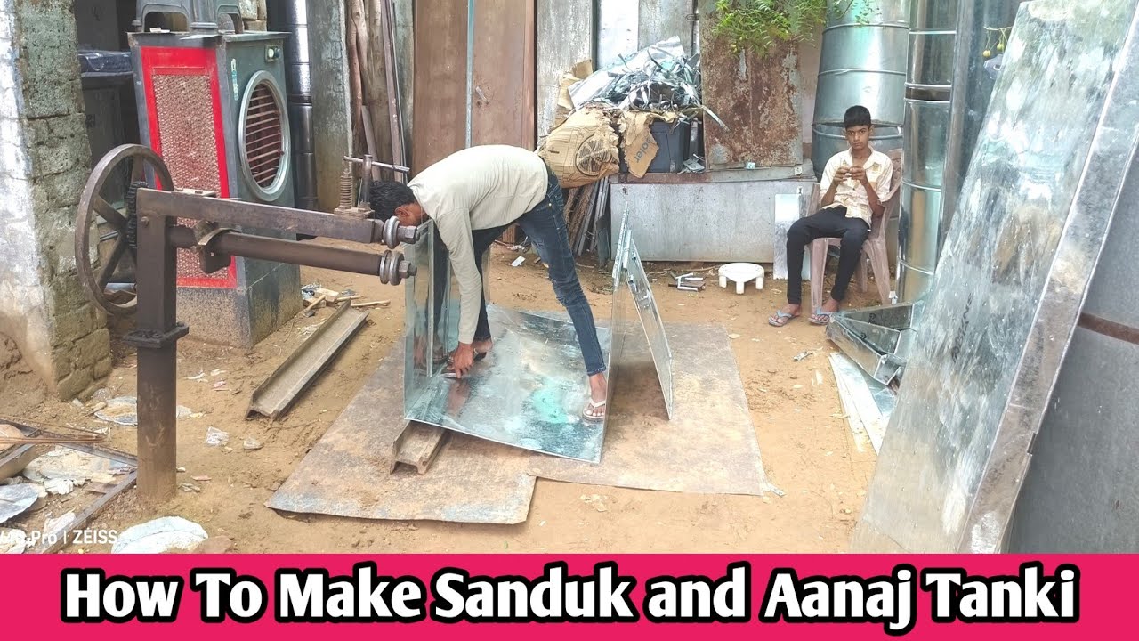 संदूक पेटी कैसे बनाई जाती हैं  How to make sanduk tanki Ep 4429 Rahul k business