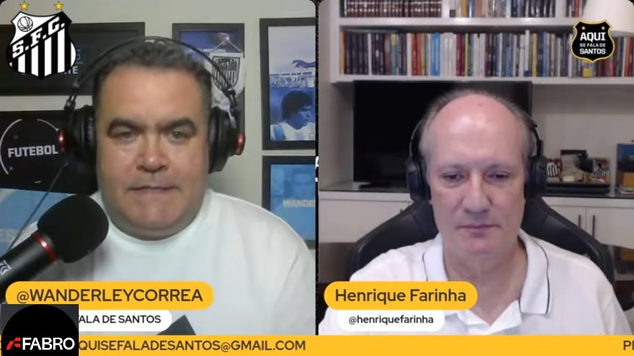 Bate papo com Henrique Farinha sobre patrocinador master e gestão do Santos