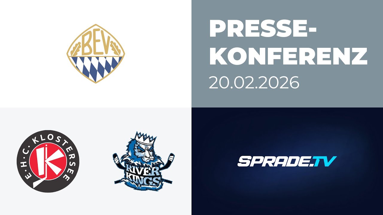 20.02.2026 - Pressekonferenz - EHC Klostersee vs. HC Landsberg Riverkings