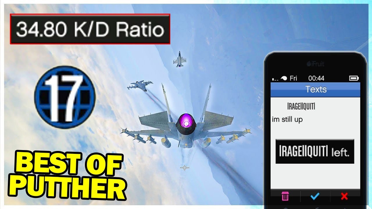 Best of Trolling Salty 34.80 K/D Griefers on GTA Online!!