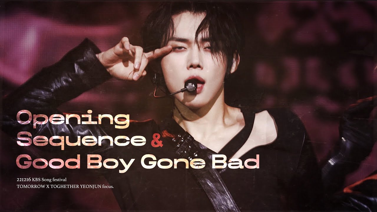 221216 가요대축제 -  오프닝시퀀스 Opening Sequence + GBGB TXT YEONJUN 투바투 연준 직캠