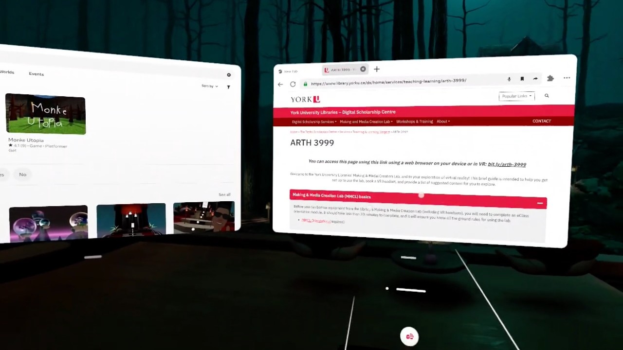 Учебное пособие: Atopia и браузер для Meta Quest 2/3