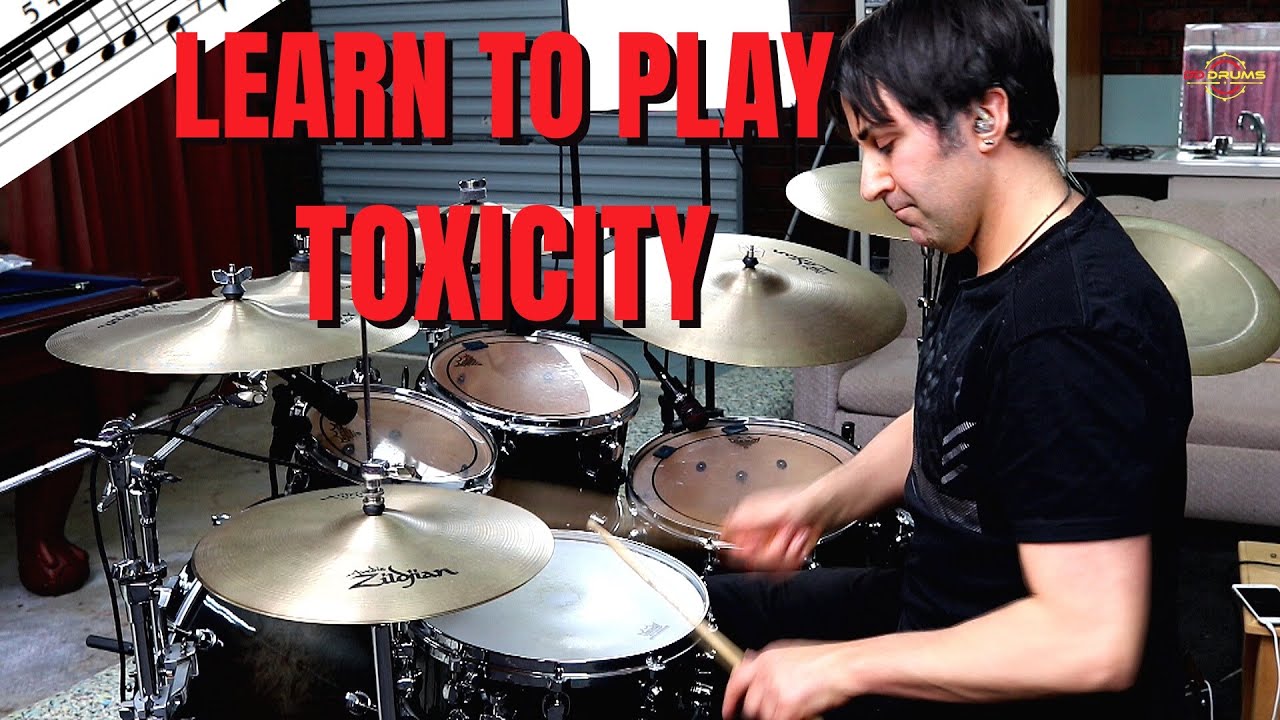 Как играть «Toxicity» группы System of a Down на барабанах — Урок игры на барабанах