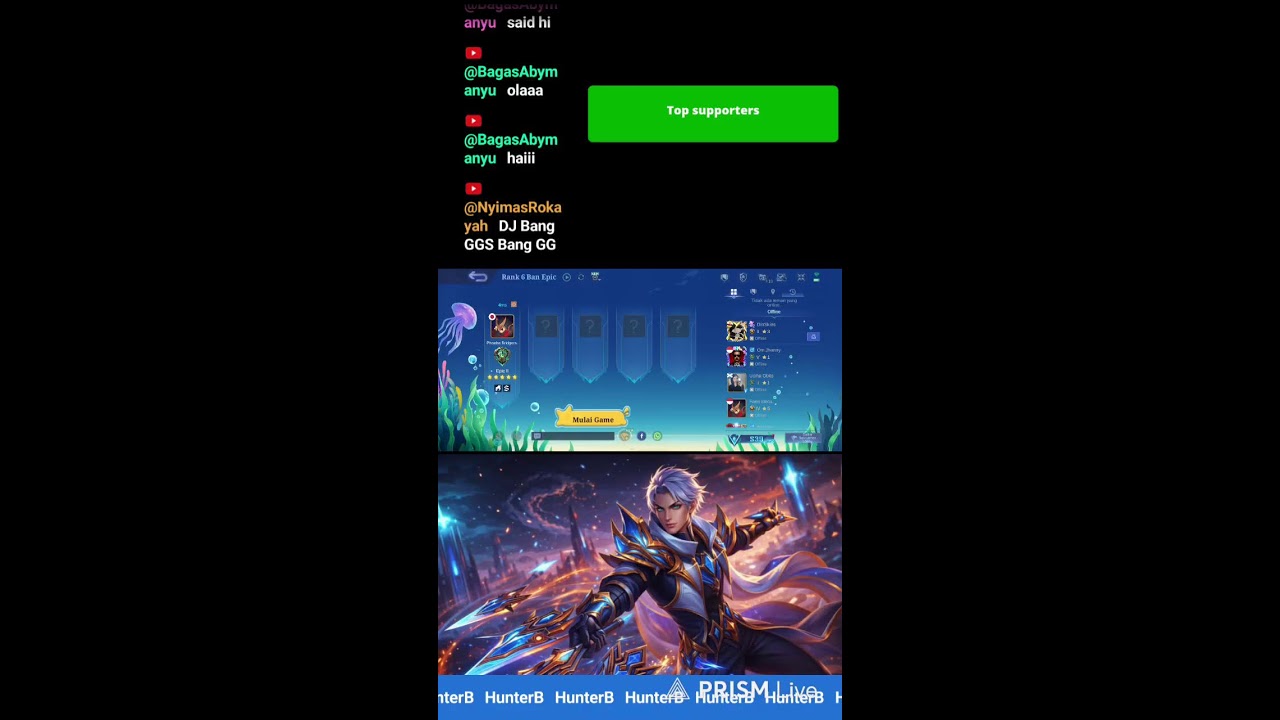 Siaran langsung Hunter B