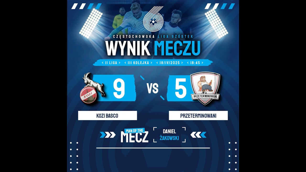 #WIOSNA25 I 3. Kolejka I 2. Liga I Kozi Basco - Przeterminowani