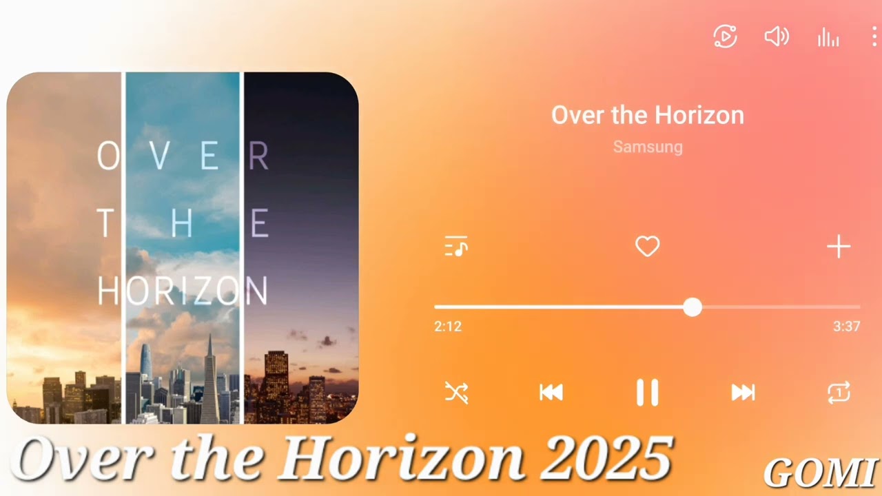 Over the Horizon 2025 Full ver. S25 벨소리 오버 더 호라이즌 2025