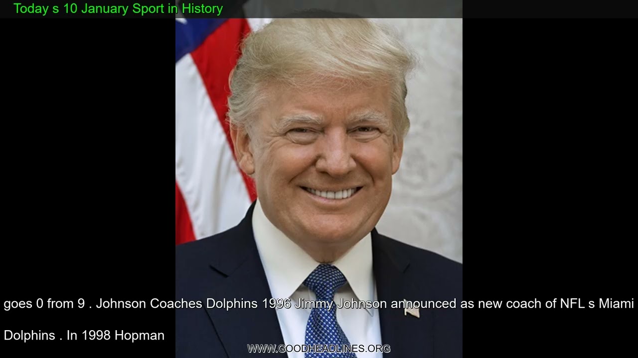 Today s 10 January Sport in History