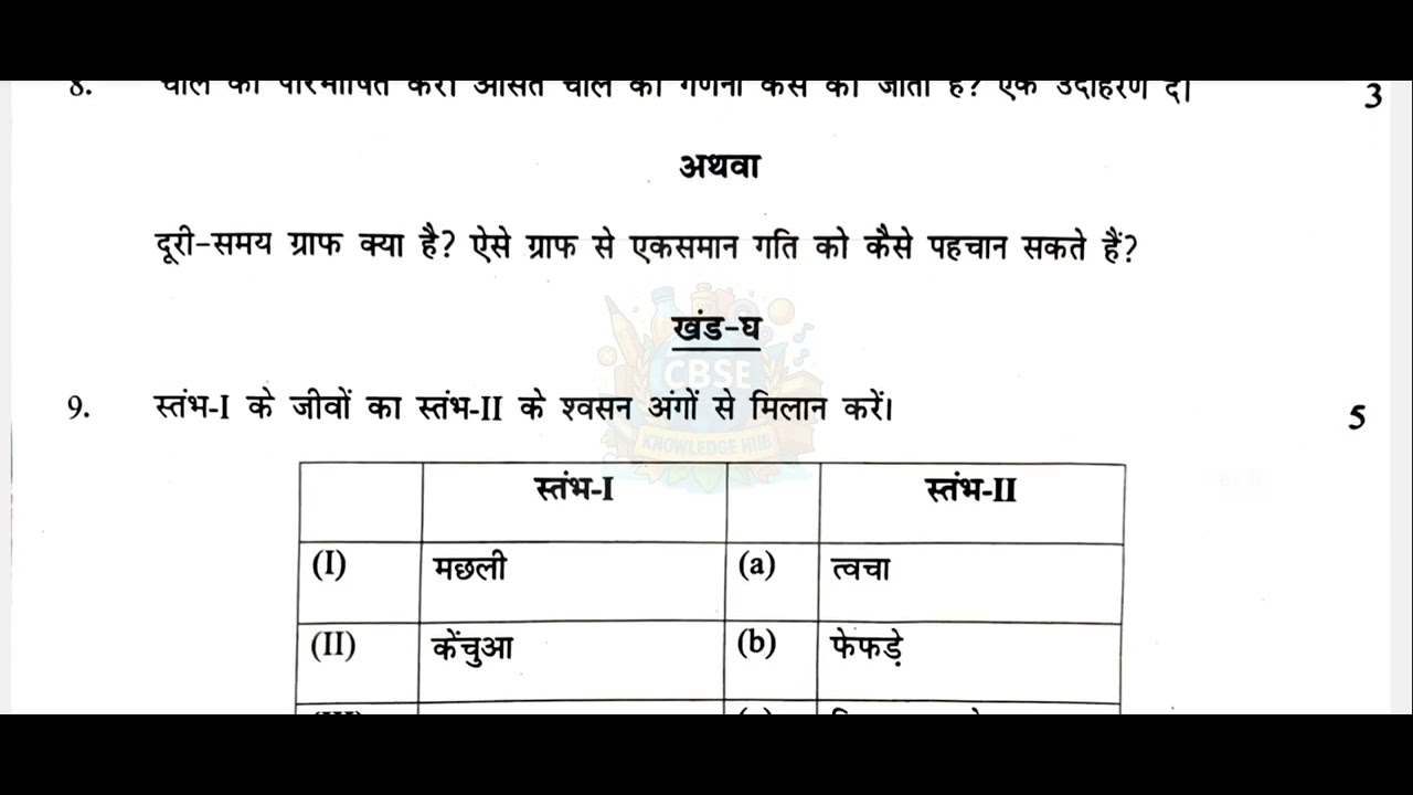 Class 7 Science Answer key question paper 7/3/2026 #class7answerkey today's paper2026 #doeexam #govt