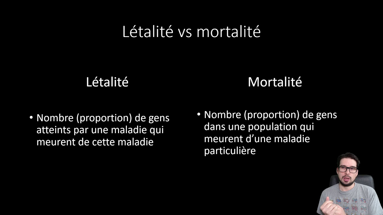 Diff&eacute;rence entre l&eacute;talit&eacute; et mortalit&eacute; du Covid