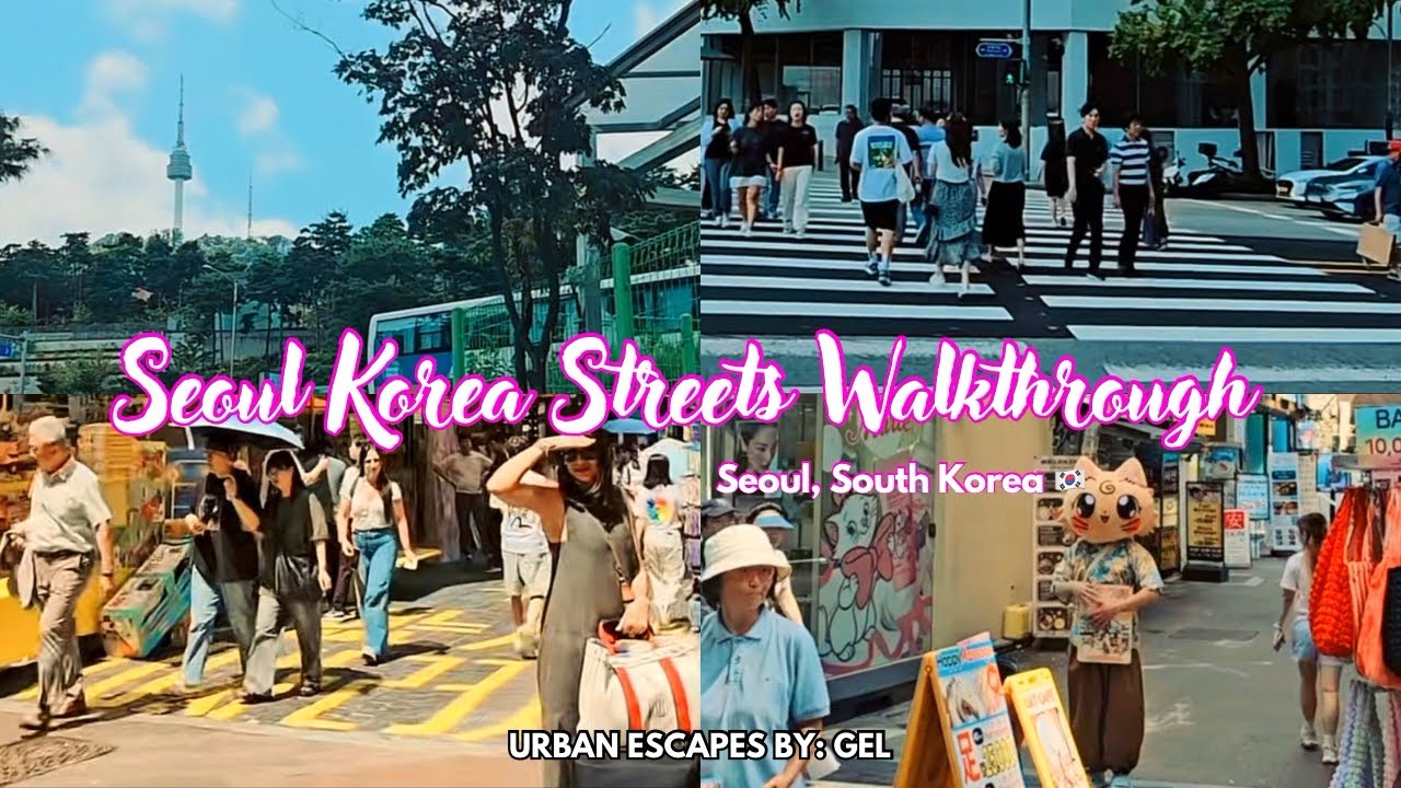 Walking Tour in Seoul, South Korea 🇰🇷 | Busy days in korea | Filming Streets Walkthrough