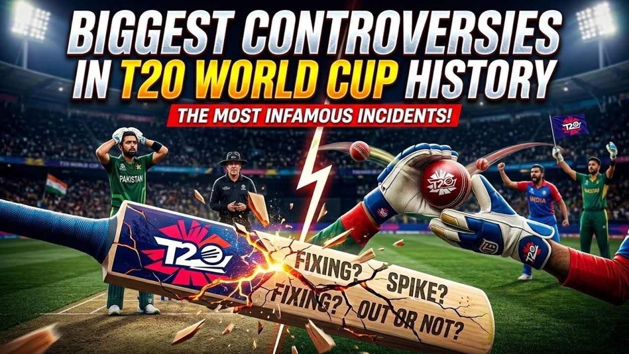 Biggest Controversies in T20 World Cup History 😱 | Cricket’s Most Shocking Moments