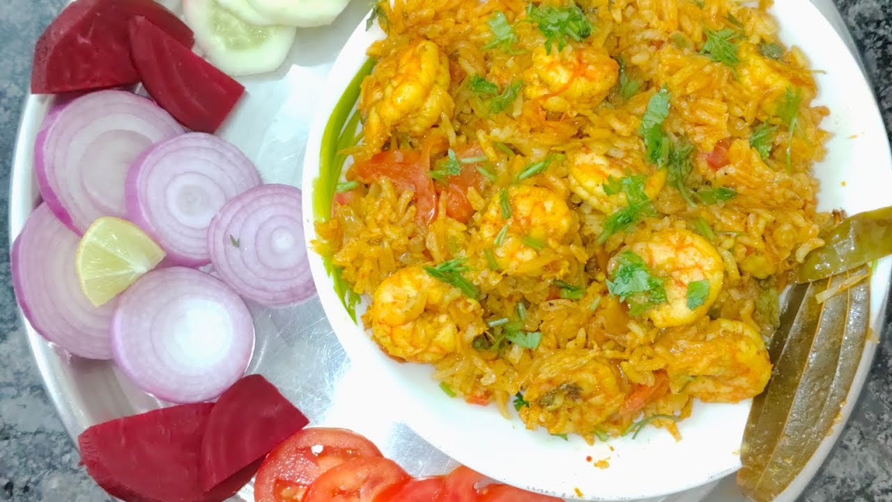 कोळंबी पुलाव (Prawns Pulao)