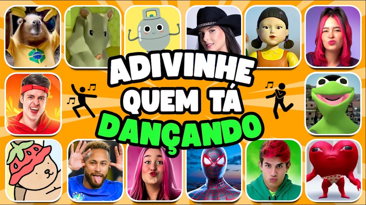 Adivinhe quem tá DANÇANDO 🕺🏻🎶 Neymar, Enaldinho, Rato Milton, Bobbie Goods, Emilly, Ana, Não Choraxx