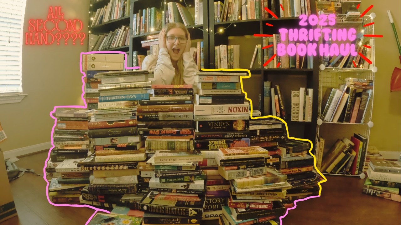 My 2025 secondhand book haul is unreal
