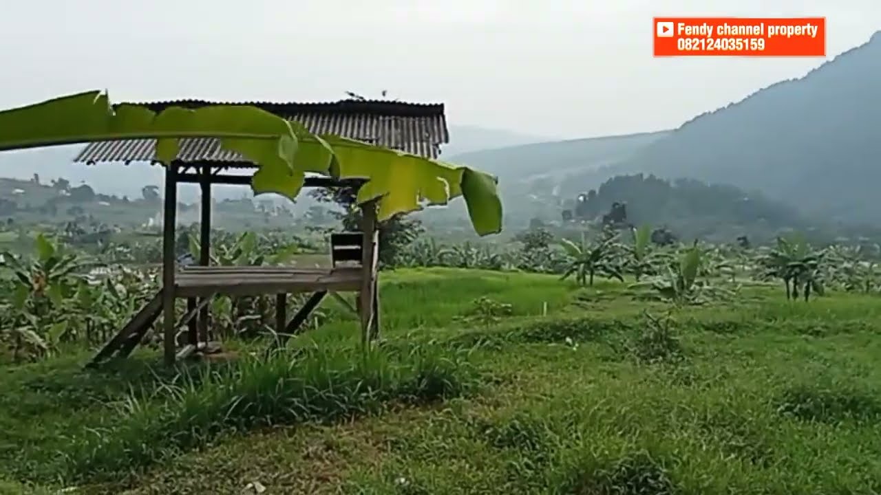 tanah dijual murah di Bojong koneng Sentul Bogor||sudah bersertifikat SHM LT 1513 meter view gunung.